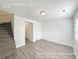 featured image of 176 N 100 W Apt 4 #4