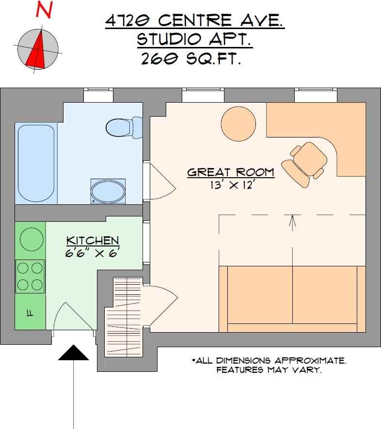4720 CENTRE AVENUEAPT 4-J #4J - Photo 5 of 9