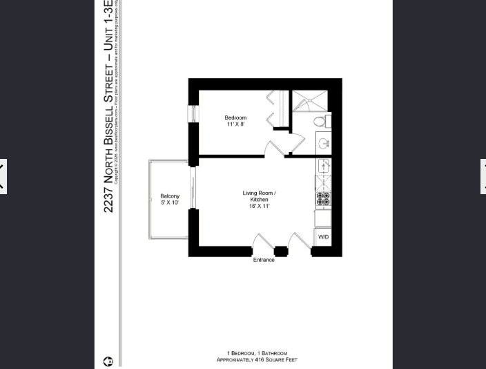 2233 N Bissell St #3 - Photo 3 of 6