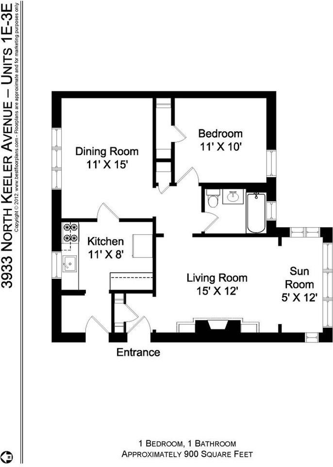 3933 N Keeler Ave #2E - Photo 6 of 11