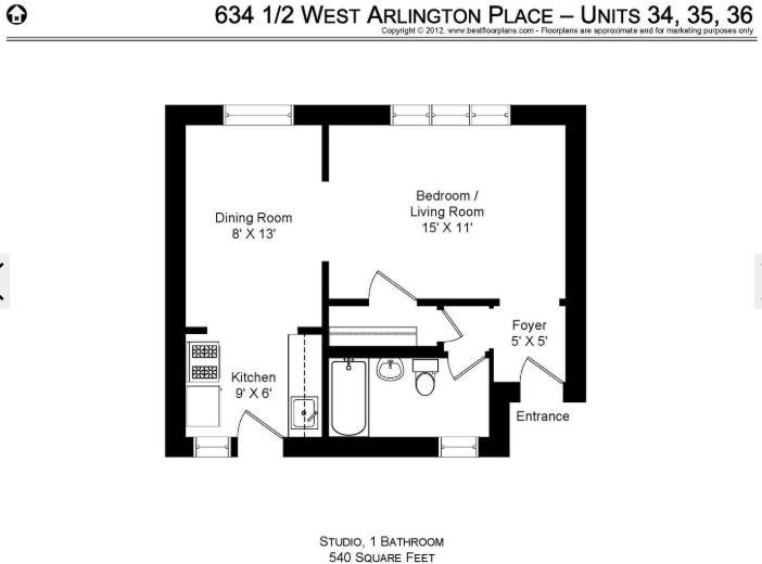 W Arlington Pl #5 - Photo 3 of 6