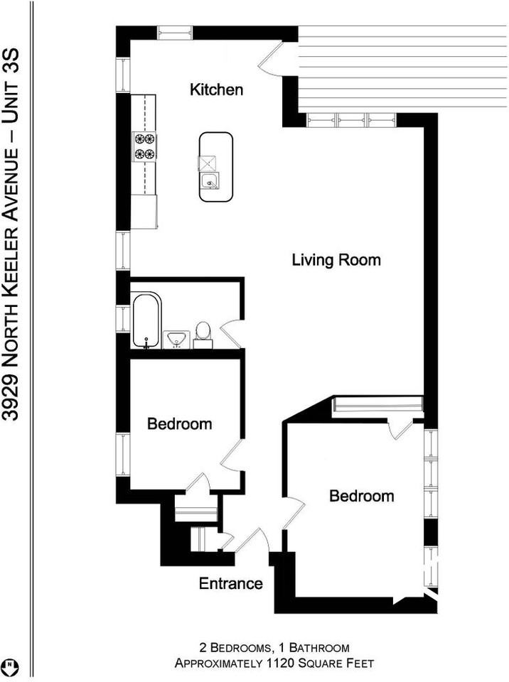3929 N Keeler Ave #3S - Photo 7 of 13