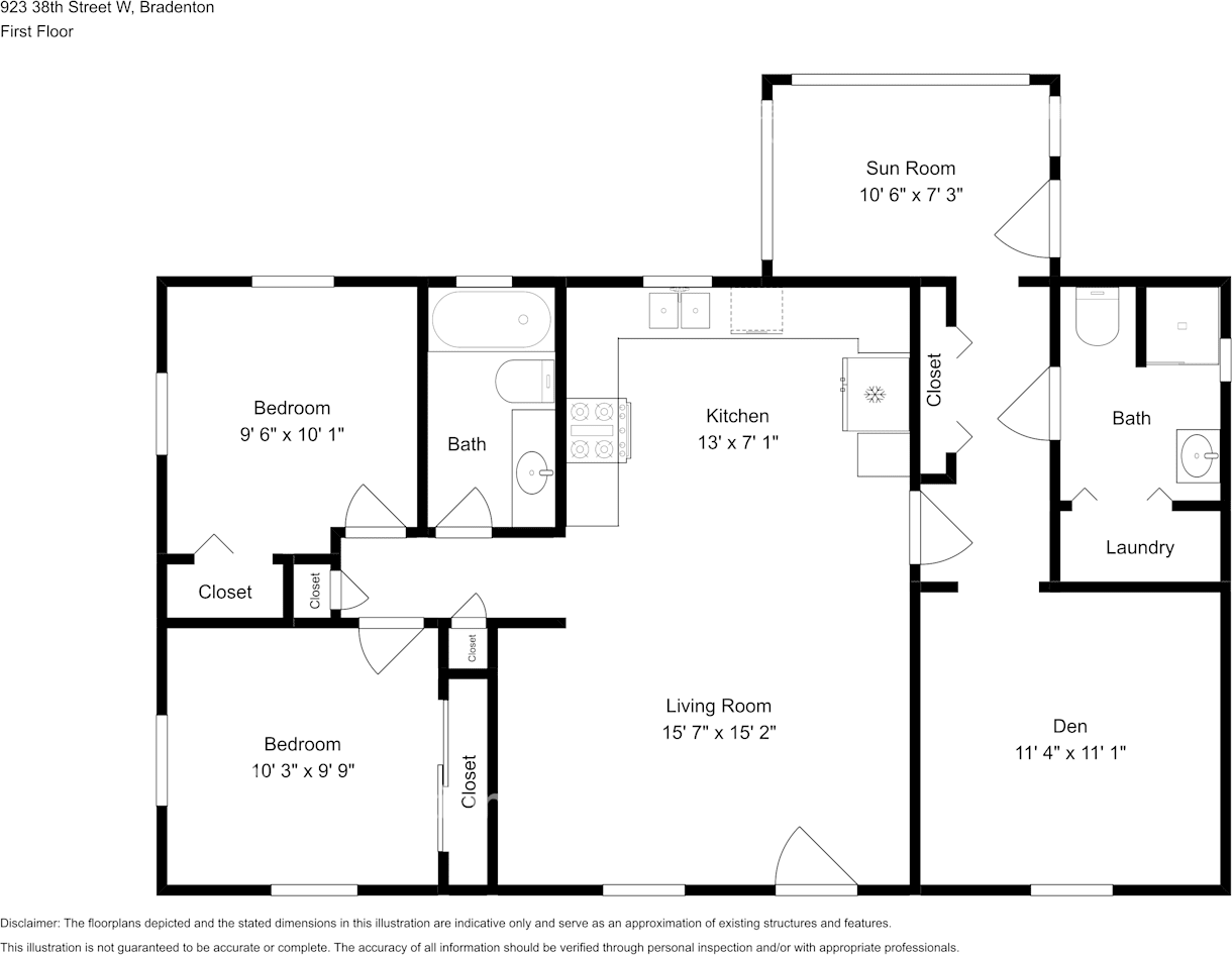 923 38th St W - Photo 2 of 18
