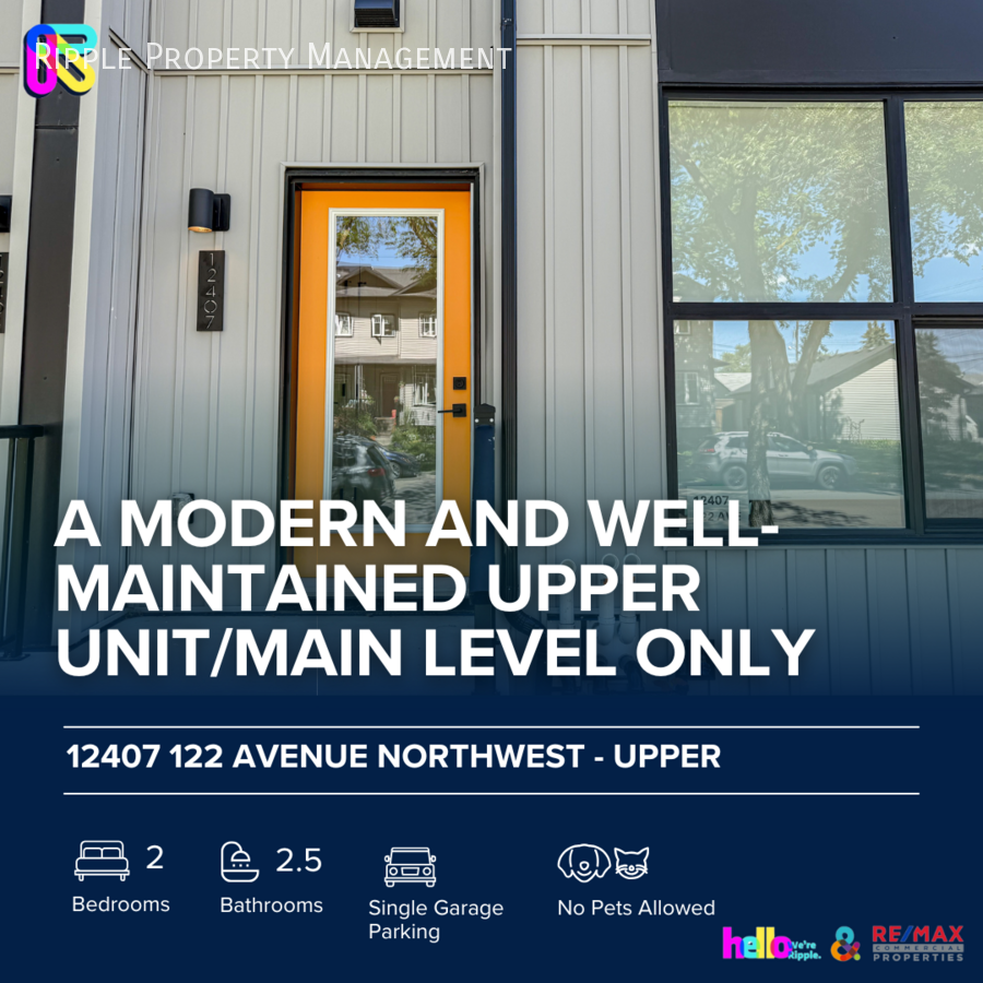 12407 122 Ave Nw #UPPER