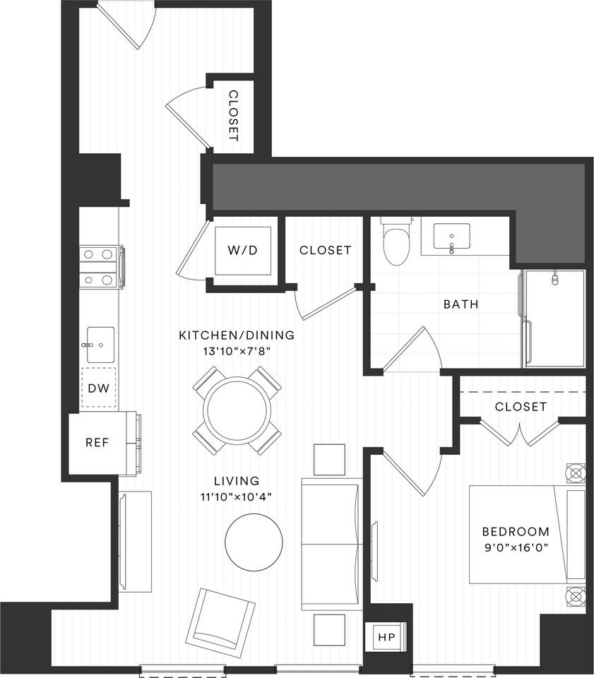 234 W Polk St #1807