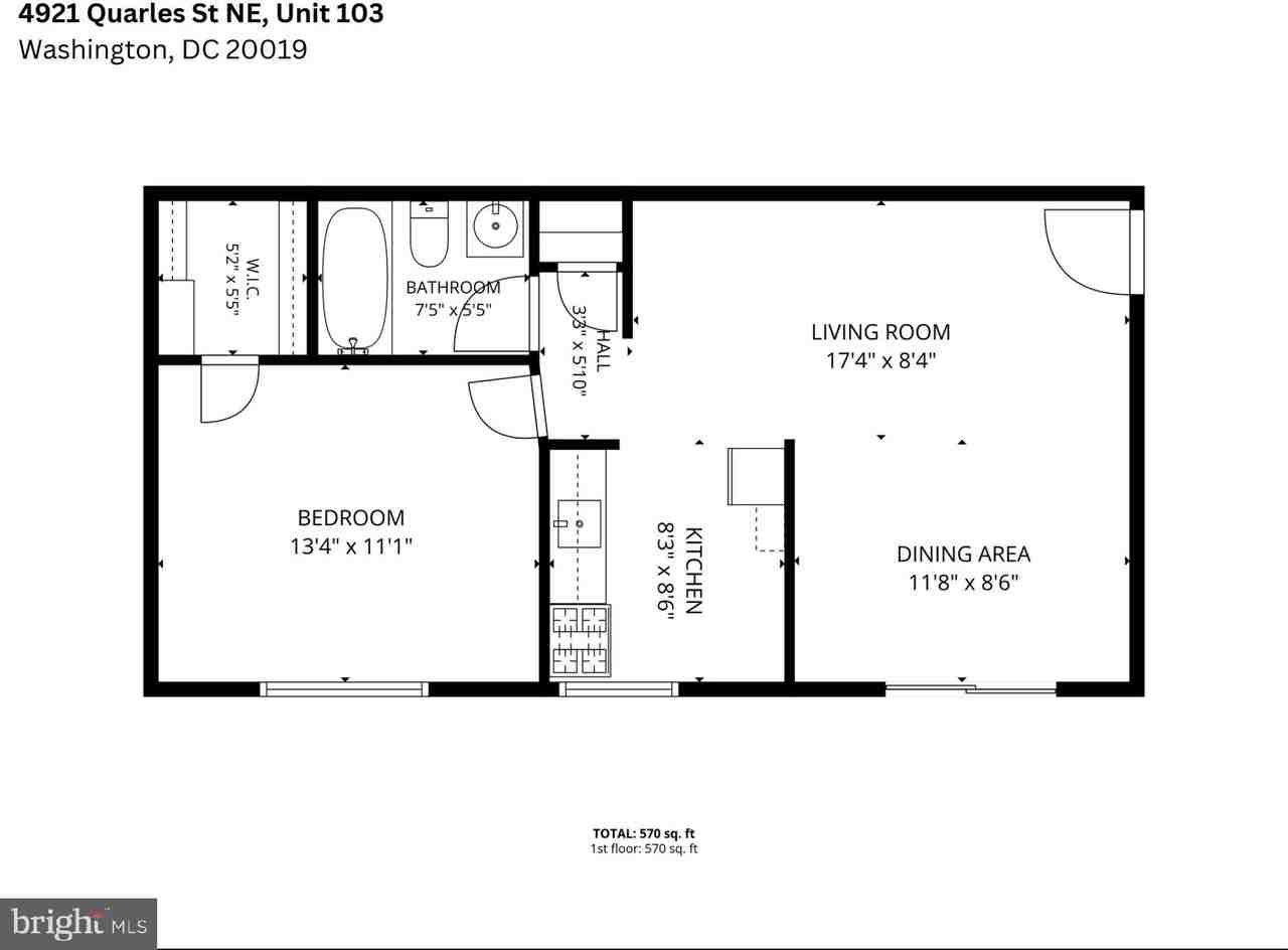 4921 Quarles St Ne #103 - Photo 2 of 14