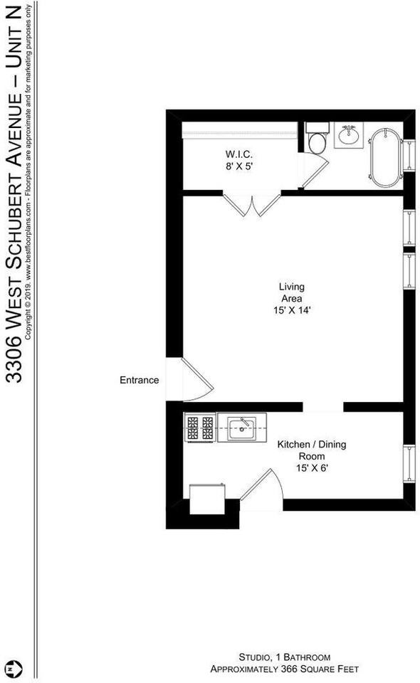 3306 W Schubert Ave #2N - Photo 5 of 6