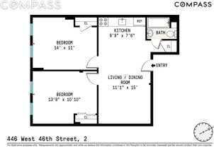 446 W 46th St #2 - Photo 1 of 1