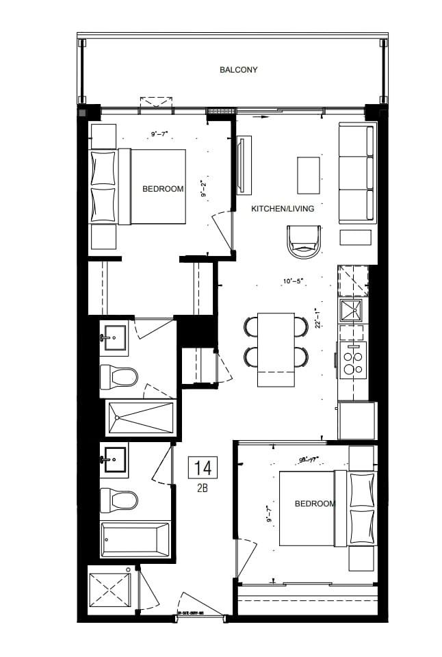 410 Dufferin Street #B612 - Photo 2 of 10