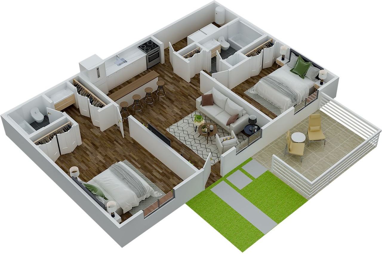 Amber Ridge Apartments ~ Boutique Cottage Style Living Meets Hassle Free Leasing - Photo 3 of 4