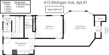 featured image of 413 W Michigan Ave #1
