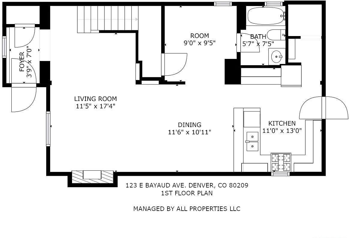123 E Bayaud Ave #1 - Photo 4 of 50