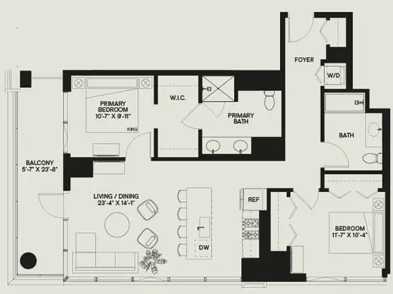 180 North Elizabeth Street #1209 - Photo 3 of 3