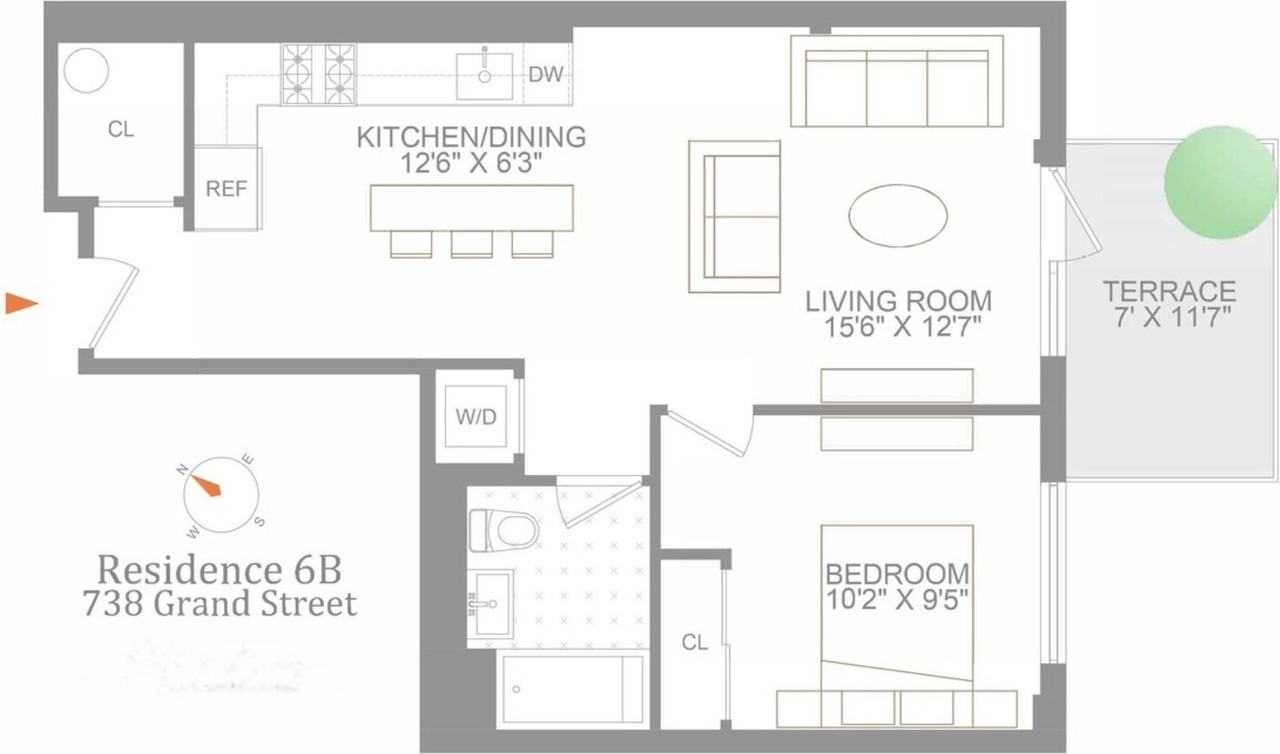 738 Grand St #6B - Photo 2 of 2