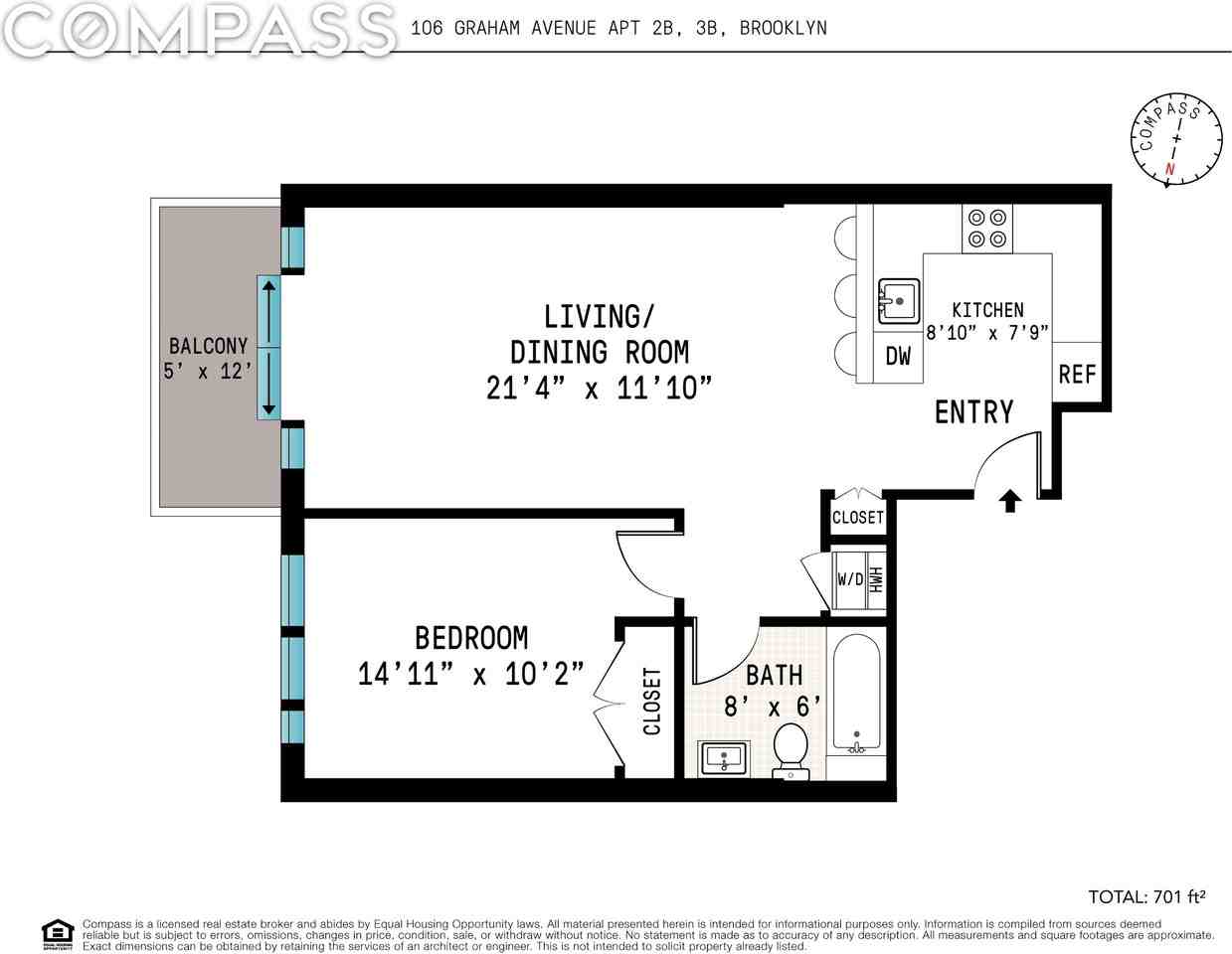 106 Graham Ave #3B - Photo 7 of 7