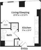 104 S Huntington Ave #910 - Photo 1 of 1