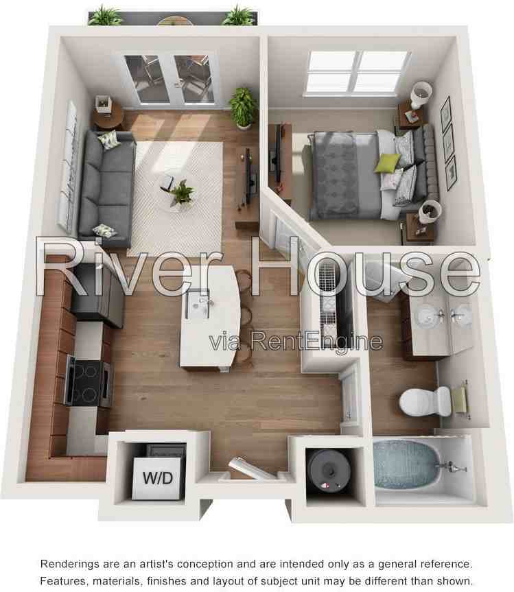 101 River House Pl #1411