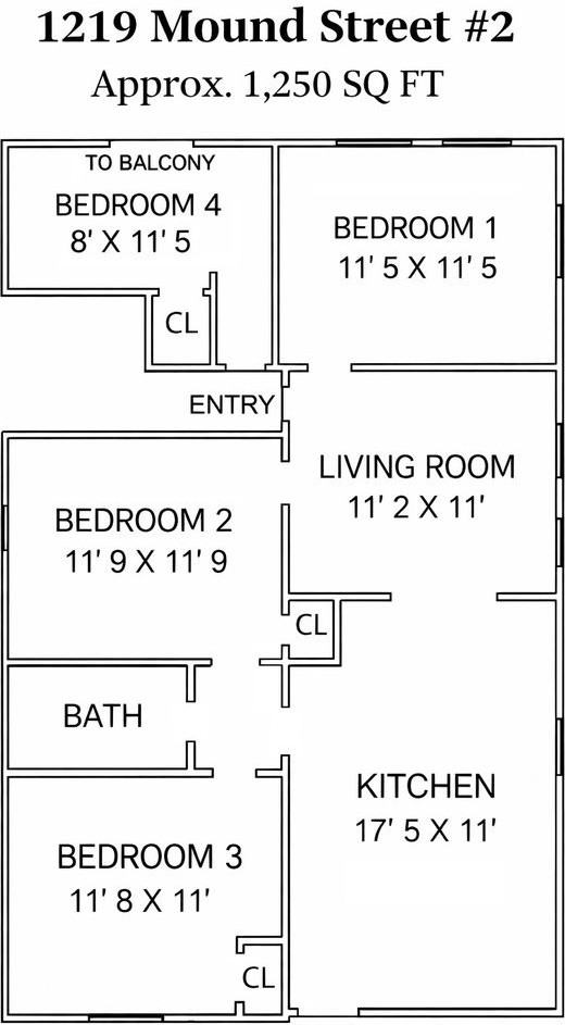 1219 Mound St #1 - Photo 3 of 36