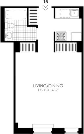 419 W 52nd St #416 - Photo 4 of 9