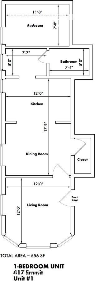 417 Emmet St #1 - Photo 3 of 12