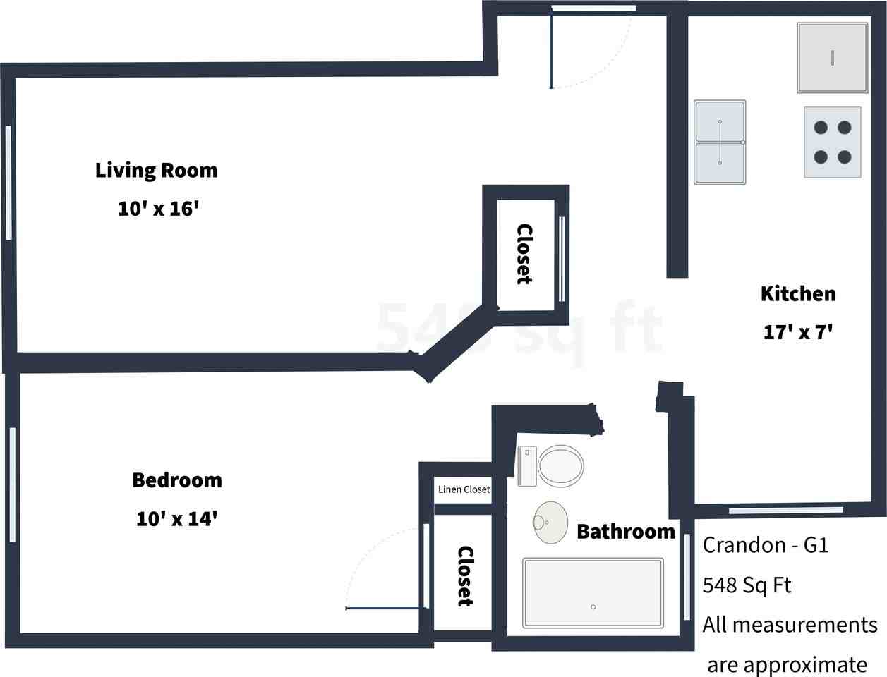 6945 S. CrandonApt G1 #G1 - Photo 2 of 6
