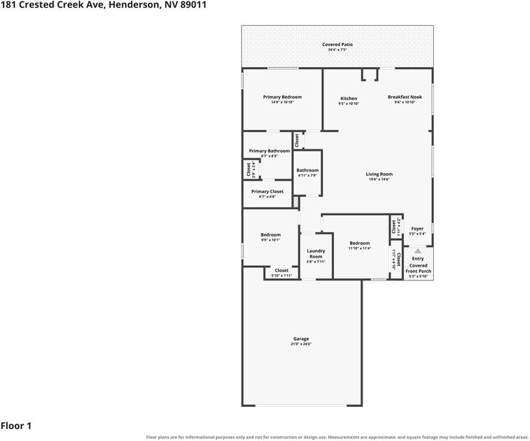 181 Crested Creek Ave - Photo 3 of 17