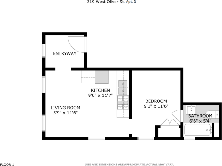 319 W Oliver St #3 - Photo 2 of 6