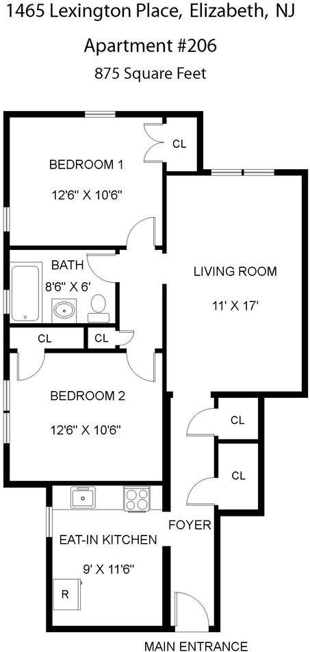 Modern Kit/Bath, Heat/HW included, Professional Managers - Photo 2 of 4