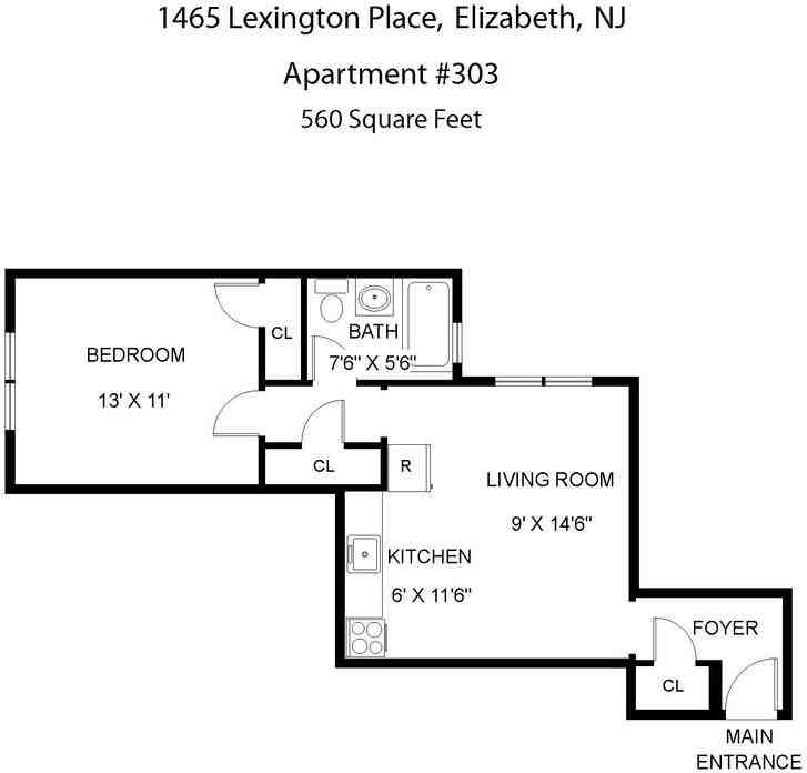 Modern Kit/Bath, Heat/HW included, Professional Managers - Photo 3 of 4