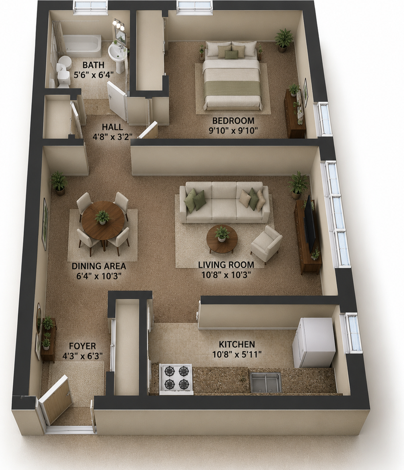 Spacious & Affordable Highland Park 1BR Near St. Kate’s — Only $1,049! - Photo 2 of 23