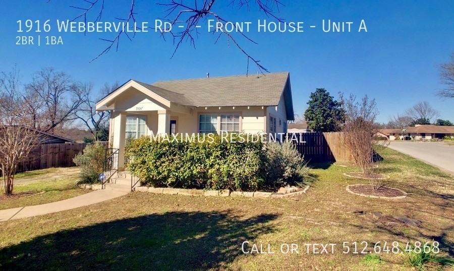 1916 1916 Webberville Rd -  - Front House #A - Photo 2 of 14