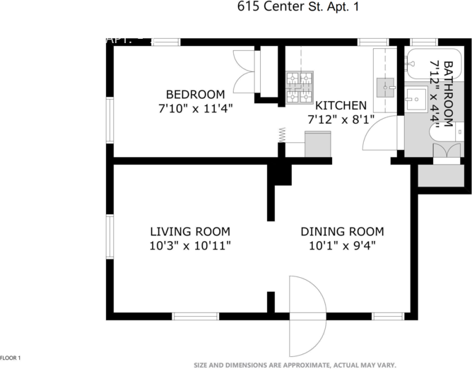 615 Center St #1 - Photo 2 of 8