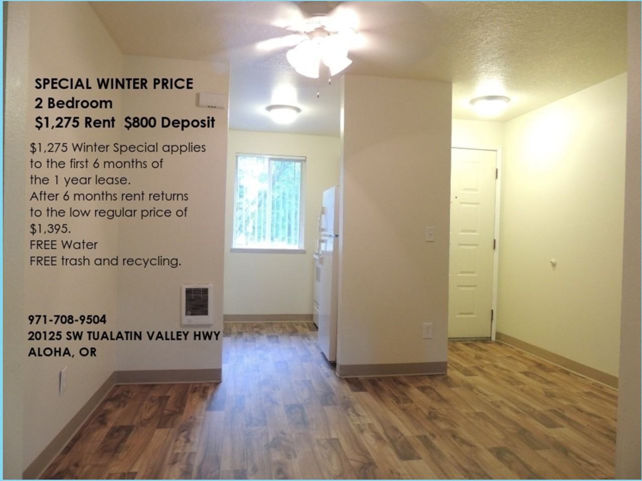 $1,275 Winter Special 2 Bedroom Second Floor - Photo 3 of 3