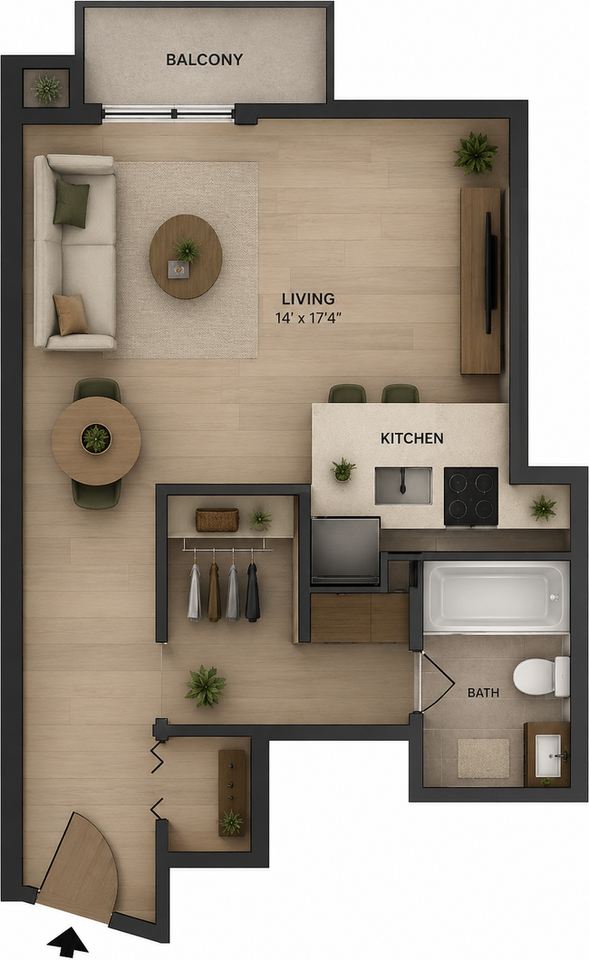 Monroe Park Towers Apartments - Photo 2 of 2