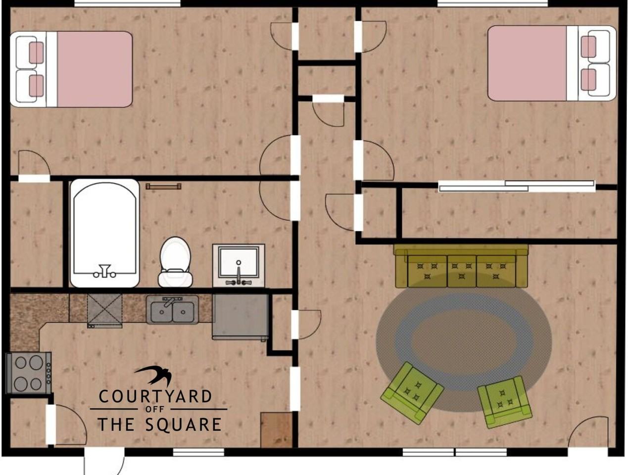 Courtyard Off The Square - Photo 6 of 12